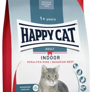 Top-Preis Sparpaket HAPPY CAT Supreme Indoor Adult Voralpen-Rind 2 x 4 kg Katzentrockenfutter